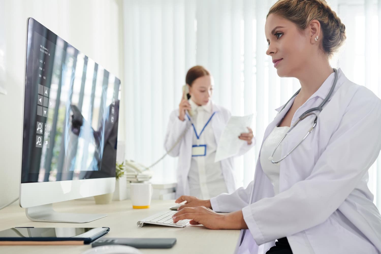 Healthcare administrator registering a medical facility with MediDrive